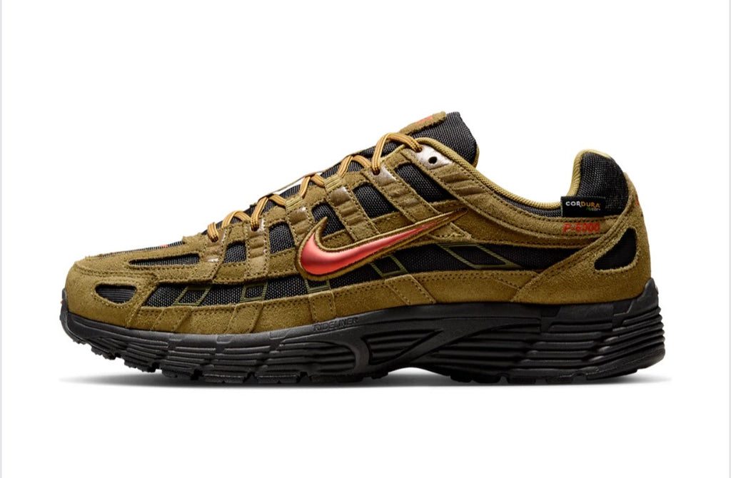 Nike p-6000 Cordura olive flak red